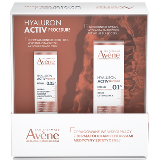 Zestaw Avene Hyaluron Active Procedure, krem liftingujący, 30 ml + krem do okolicy oczu i ust, 15 ml Zestaw Avene Hyaluron Active Procedure, krem liftingujący, 30 ml + krem do okolicy oczu i ust, 15 ml - zdjęcie produktu