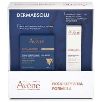 Zestaw Avene Dermabsolu, krem na noc, 40 ml + krem wypełniający kontur oka, 15 ml Zestaw Avene Dermabsolu, krem na noc, 40 ml + krem wypełniający kontur oka, 15 ml - zdjęcie produktu
