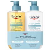 Zestaw Eucerin AtopiControl, kojący olejek do mycia, 400 ml + kojący balsam do ciała, 400 ml - miniaturka zdjęcia produktu
