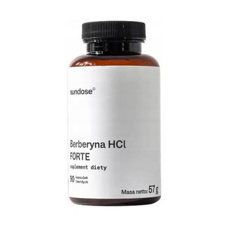 Sundose Berberyna HCL Forte, 90 kapsułek - zdjęcie produktu