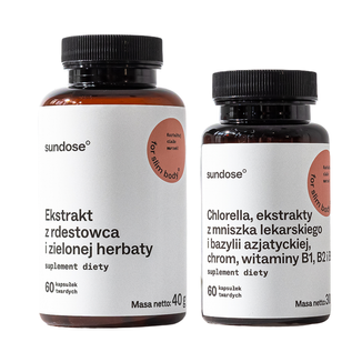 Sundose For Slim Body, 60 kapsułek + 60 kapsułek Sundose For Slim Body, 60 kapsułek + 60 kapsułek - zdjęcie produktu