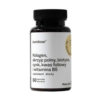 Sundose For Strong Nails, 60 kapsułek - zdjęcie produktu