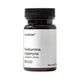 Sundose Kurkumina i Piperyna, 60 kapsułek - miniaturka zdjęcia produktu