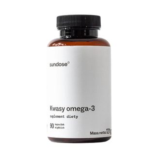 Sundose Kwasy Omega-3, 90 kapsułek Sundose Kwasy Omega-3, 90 kapsułek - zdjęcie produktu