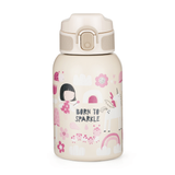 Petite&Mars, bidon/butelka termiczna ze stali nierdzewnej ze słomką, Twinkling Fairy, od 12 miesiąca, 350 ml - miniaturka zdjęcia produktu