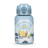 Petite&Mars, bidon/butelka termiczna ze stali nierdzewnej ze słomką, Work Zone, od 12 miesiąca, 350 ml - miniaturka zdjęcia produktu