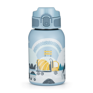 Petite&Mars, bidon/butelka termiczna ze stali nierdzewnej ze słomką, Work Zone, od 12 miesiąca, 350 ml - zdjęcie produktu