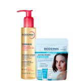 Zestaw Bioderma Sensibio Micellar Cleansing Oil, łagodzący olejek micelarny, 150 ml + mini produkty Bioderma Hydrabio Odkryj i Testuj - miniaturka zdjęcia produktu
