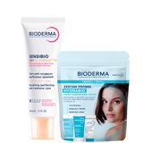 Zestaw Bioderma Sensibio AR CC Cream, ochronny krem kojący, redukujący zaczerwienienia, SPF 50+, 40 ml + mini produkty Bioderma Hydrabio Odkryj i Testuj - miniaturka zdjęcia produktu