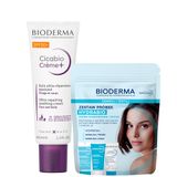 Zestaw Bioderma Cicabio Creme+, krem łagodząco-odbudowujący, SPF 50+, 40 ml + mini produkty Bioderma Hydrabio Odkryj i Testuj - miniaturka zdjęcia produktu