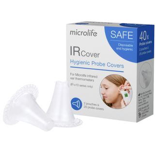 Microlife IR Cover, osłonki sondy do termometru dousznego, 40 sztuk Microlife IR Cover, osłonki sondy do termometru dousznego, 40 sztuk - zdjęcie produktu