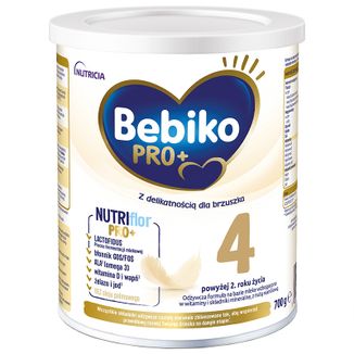 Bebiko Pro+ 4 Nutriflor Pro+, mleko modyfikowane, powyżej 2 roku, 700 g - zdjęcie produktu