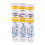 Zestaw SEMA Lab Witamina C 1000 mg + Cynk, smak cytrynowy, 3 x 20 tabletek musujących - miniaturka zdjęcia produktu