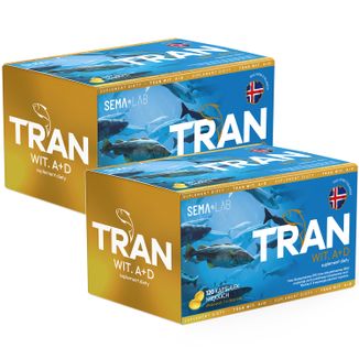Zestaw SEMA Lab Tran Wit. A + D, 2 x 120 kapsułek miękkich - zdjęcie produktu