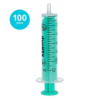 Zarys duoNEX, strzykawka jednorazowa, 2-częściowa, luer, sterylna, 10 ml, 100 sztuk - zdjęcie produktu