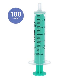 Zarys duoNEX, strzykawka jednorazowa, 2-częściowa, luer, sterylna, 5 ml, 100 sztuk - zdjęcie produktu