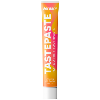 Jordan Tastepaste, pasta do zębów, mango i mięta, 50 ml Jordan Tastepaste, pasta do zębów, mango i mięta, 50 ml - zdjęcie produktu