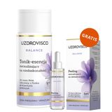 Uzdrovisco Balance, tonik-esencja normalizujący na niedoskonałości, 150 ml + peeling normalizujący niedoskonałości gratis - miniaturka zdjęcia produktu