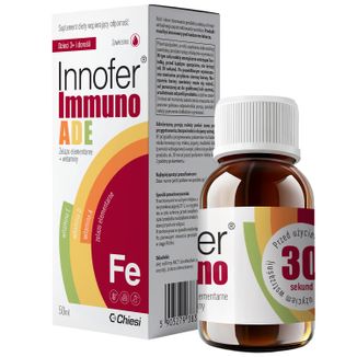 Innofer Immuno ADE, zawiesina doustna, dla dzieci od 3 lat i dorosłych, 50 ml - zdjęcie produktu