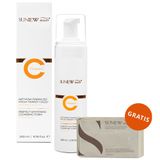 SunewMed+ Vitamin C, aktywna pianka do mycia twarzy i demakijażu oczu, 200 ml + chusteczki do demakijażu, 8 sztuk gratis - miniaturka zdjęcia produktu