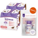 Zestaw Nutridrink Diasip, preparat odżywczy dla diabetyków, smak waniliowy, 4 x 200 ml + smak czekoladowy, 4 x 200 ml + smak czekoladowy, 200 ml + dzienniczek glikemii gratis - miniaturka zdjęcia produktu