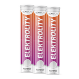 Zestaw SEMA Lab Elektrolity, smak owoców tropikalnych, 3 x 20 tabletek musujących - miniaturka zdjęcia produktu