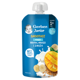 Gerber Junior Smoothie Yogo, banan, mango i zboża, powyżej 1 roku, 110 g - miniaturka zdjęcia produktu