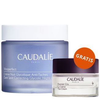 Caudalie Vinoperfect, glikolowy krem na przebarwienia, na noc, 50 ml + krem do twarzy, 15 ml gratis Caudalie Vinoperfect, glikolowy krem na przebarwienia, na noc, 50 ml + krem do twarzy, 15 ml gratis - zdjęcie produktu