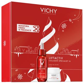 Zestaw Vichy Liftactiv Collagen Specialist 16, serum, 30 ml + krem na dzień, 15 ml Zestaw Vichy Liftactiv Collagen Specialist 16, serum, 30 ml + krem na dzień, 15 ml - zdjęcie produktu