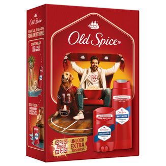 Zestaw Old Spice Sports Fan, Whitewater, dezodorant w sztyfcie, 50 ml + żel pod prysznic 3w1, 250 ml - zdjęcie produktu