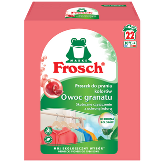 Frosch, proszek do prania tkanin, owoc granatu 1,45 kg Frosch, proszek do prania tkanin, owoc granatu 1,45 kg - zdjęcie produktu
