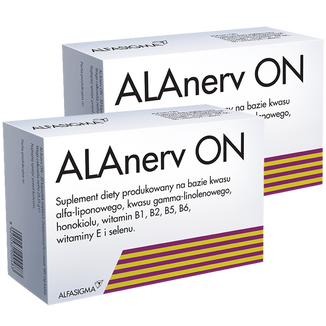 Zestaw ALAnerv ON, 2 x 30 kapsułek Zestaw ALAnerv ON, 2 x 30 kapsułek - zdjęcie produktu