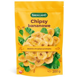 Bakalland Chipsy bananowe, 200 g - zdjęcie produktu