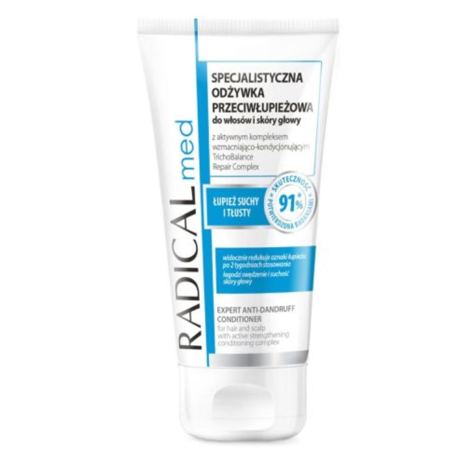 Nieznana Radical Med, odżywka przeciwłupieżowa, 200 ml — Inhaltsstoffe und Bewertung
