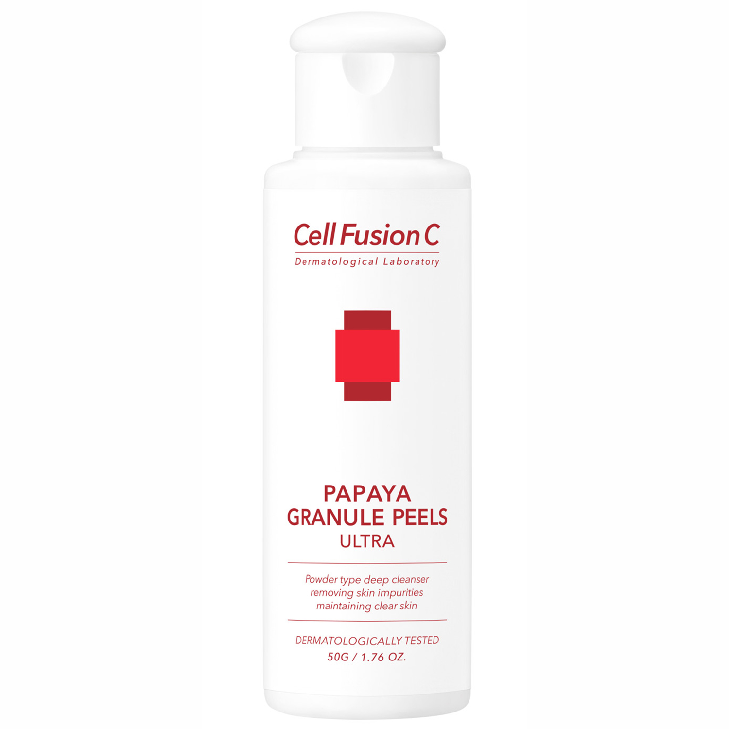 Nieznana Cell Fusion C Papaya Granule Peels Ultra, peeling enzymatyczny do twarzy, 50 g — Składniki i ocena