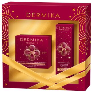Zestaw Dermika Renovelle 60+, krem multi-eliksir na dzień i na noc, 50 ml +  krem liftingujący pod oczy, 15 ml - zdjęcie produktu
