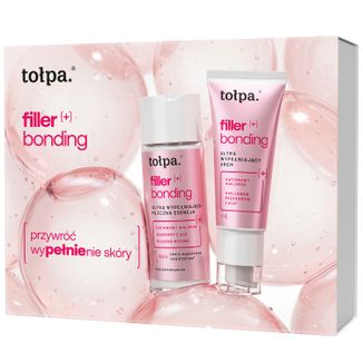 Zestaw Tołpa Filler Bonding, ultra wypełniająca mleczna esencja, 150 ml + ultra wypełniający krem, 40 ml - zdjęcie produktu