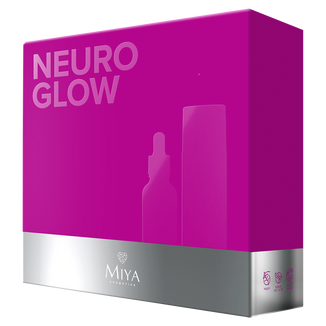 Zestaw Miya Neuro Glow,  NeuroNight, krem naprawczy do nocnej regeneracji, 50 ml + Beauty.lab, serum ujędrniające, 30 ml - zdjęcie produktu