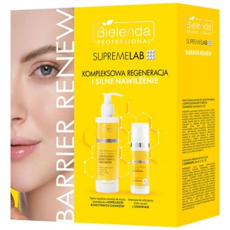 Zestaw Bielenda Supremelab Barrier Renew, hydro-lipidowa emulsja do mycia i demakijażu, 200 ml + odżywczy krem na noc z ceramidami, 50 ml - zdjęcie produktu