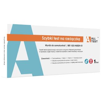 Alltest Szybki test na rzeżączkę, dla kobiet i mężczyzn, 1 sztuka Alltest Szybki test na rzeżączkę, dla kobiet i mężczyzn, 1 sztuka - zdjęcie produktu
