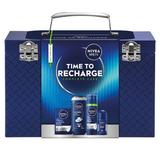 Zestaw Nivea Men Time to Recharge, pianka do golenia, 200 ml + antyperspirant roll-on, 50 ml + balsam po goleniu, 100 ml + żel pod prysznic, 250 + metalowy toolbox Zestaw Nivea Men Time to Recharge, pianka do golenia, 200 ml + antyperspirant roll-on, 50 ml + balsam po goleniu, 100 ml + żel pod prysznic, 250 + metalowy toolbox - miniaturka zdjęcia produktu