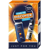 Zestaw Nivea Men Time to Discover, Sport, żel pod prysznic, 250 ml + Epic Night, antyperspirant, spray, 150 ml - miniaturka zdjęcia produktu