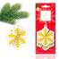 Aroma Home Xmass 3D Gold Snowflake, zawieszka zapachowa, cinnamon, 1 sztuka - miniaturka  zdjęcia produktu