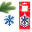Aroma Home Xmass 3D Blue Snowflake, zawieszka zapachowa, mulled wine, 1 sztuka - miniaturka  zdjęcia produktu