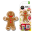 Aroma Car Xmass Cookie, zawieszka zapachowa, gingerbread, 1 sztuka - miniaturka  zdjęcia produktu