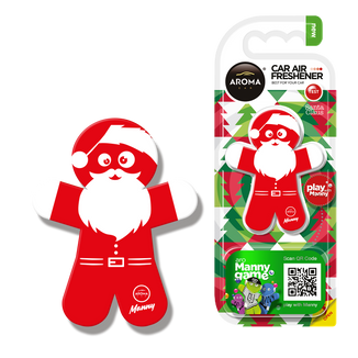 Aroma Car Xmass Santa Claus, zawieszka zapachowa, cherry, 1 sztuka Aroma Car Xmass Santa Claus, zawieszka zapachowa, cherry, 1 sztuka - zdjęcie produktu