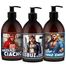 Zestaw LaQ Men's Set Czyściopak, żele pod prysznic, Niezłe Ciacho, 500 ml + Łobuz Kocha Najmocniej, 500 ml + Ekspert Zaraz Zaraz, 500 ml - miniaturka 2 zdjęcia produktu