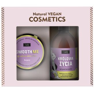 Zestaw LaQ Niezapominajka, żel pod prysznic, 500 ml + krem do ciała, 200 ml - zdjęcie produktu