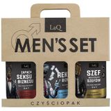 Zestaw LaQ Men's Set Czyściopak, żele pod prysznic, Zapach Seksu i Biznesu, 500 ml + Rekin Biznesu, 500 ml + Szef Wszystkich Szefów, 500 ml - miniaturka zdjęcia produktu