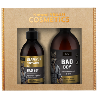 Zestaw LaQ Bad Boy, szampon, 300 ml + żel pod prysznic, 500 ml - zdjęcie produktu